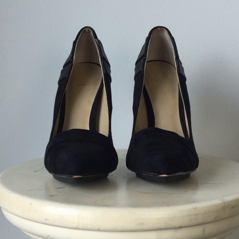 GX by Gwen Stefani Stiletto Heel Black Suede Pumps
